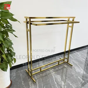 Golden Clothing Rack