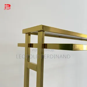 Golden Clothing Rack