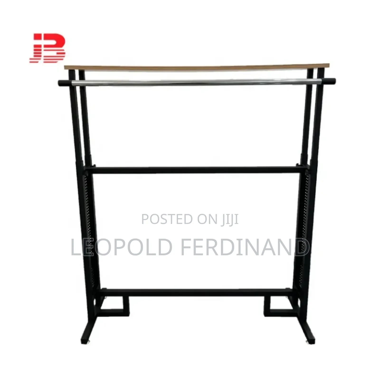 Adjustable Black Clothing Rack