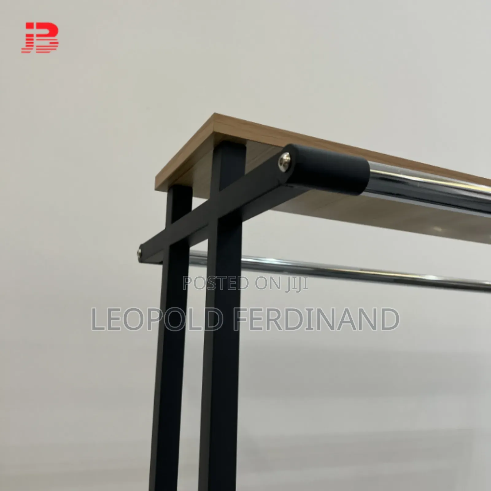 Adjustable Black Clothing Rack