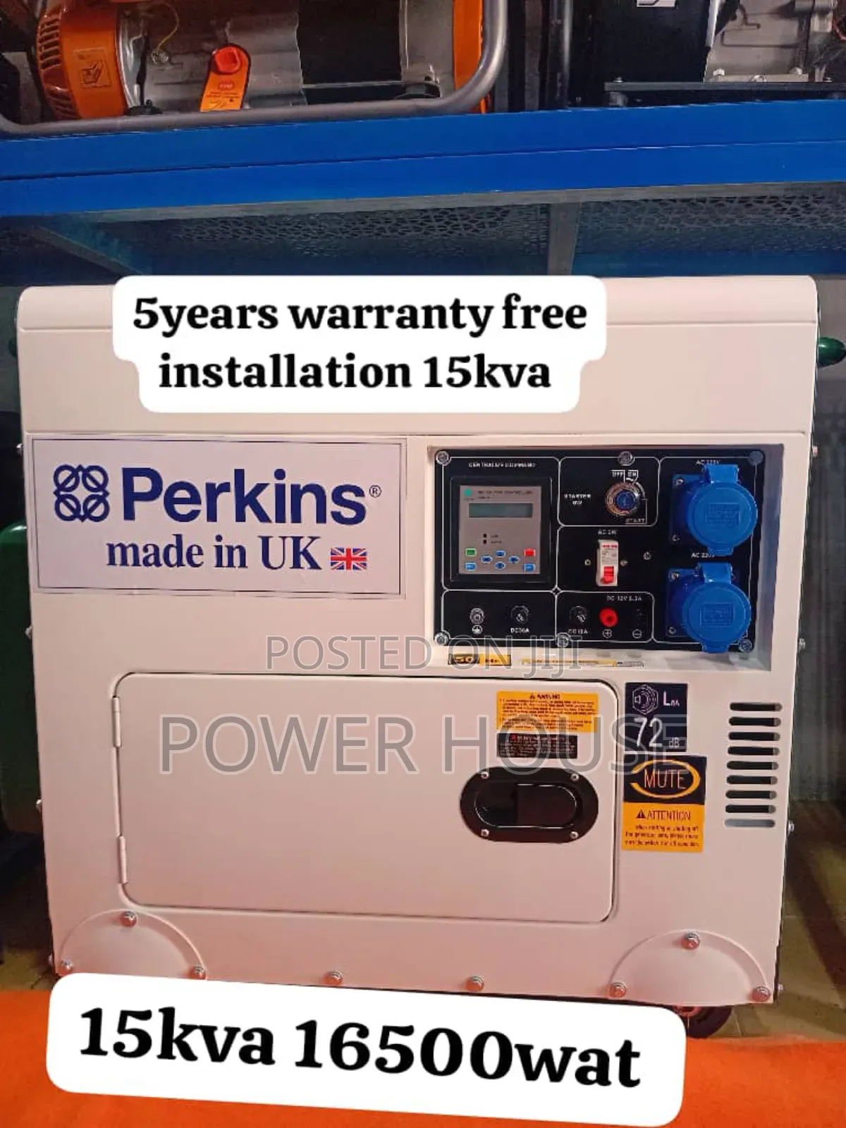Beacon Phoenix Loop15kva 16500watts Diesel Perkins Generator