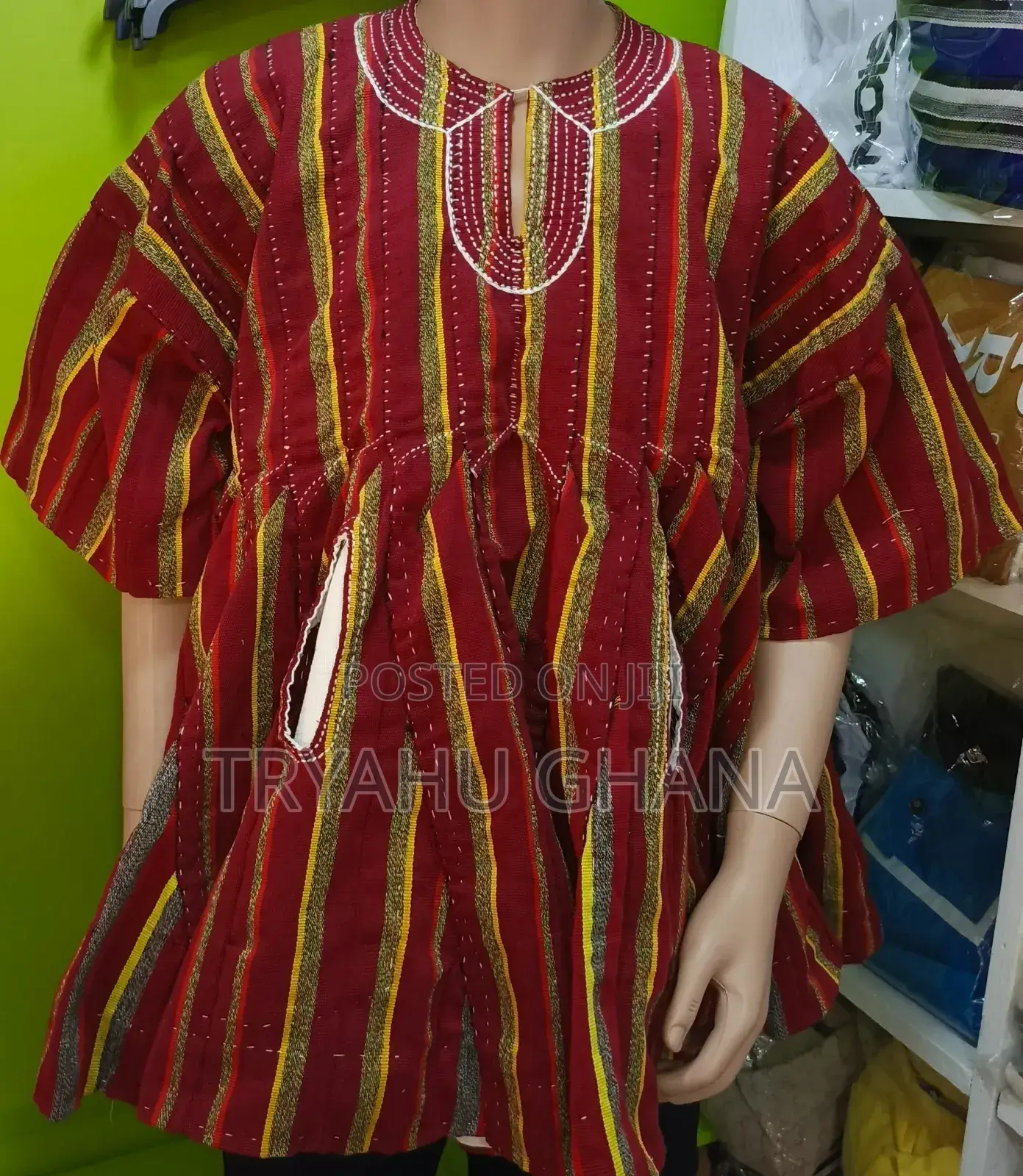Shop Quality Traditional Ghanaian Handwoven Smocks at Tryahu