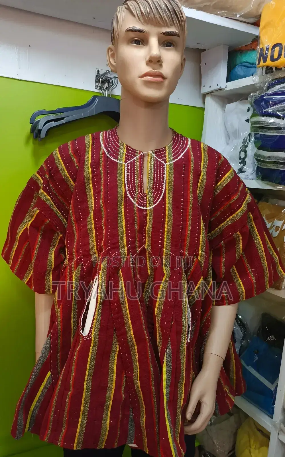 Shop Quality Traditional Ghanaian Handwoven Smocks at Tryahu