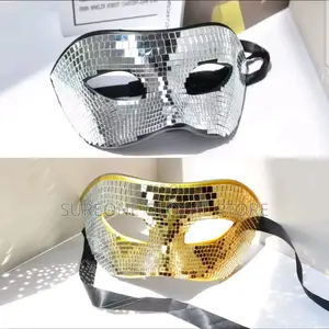 Women Disco Ball Glitter Face Mask