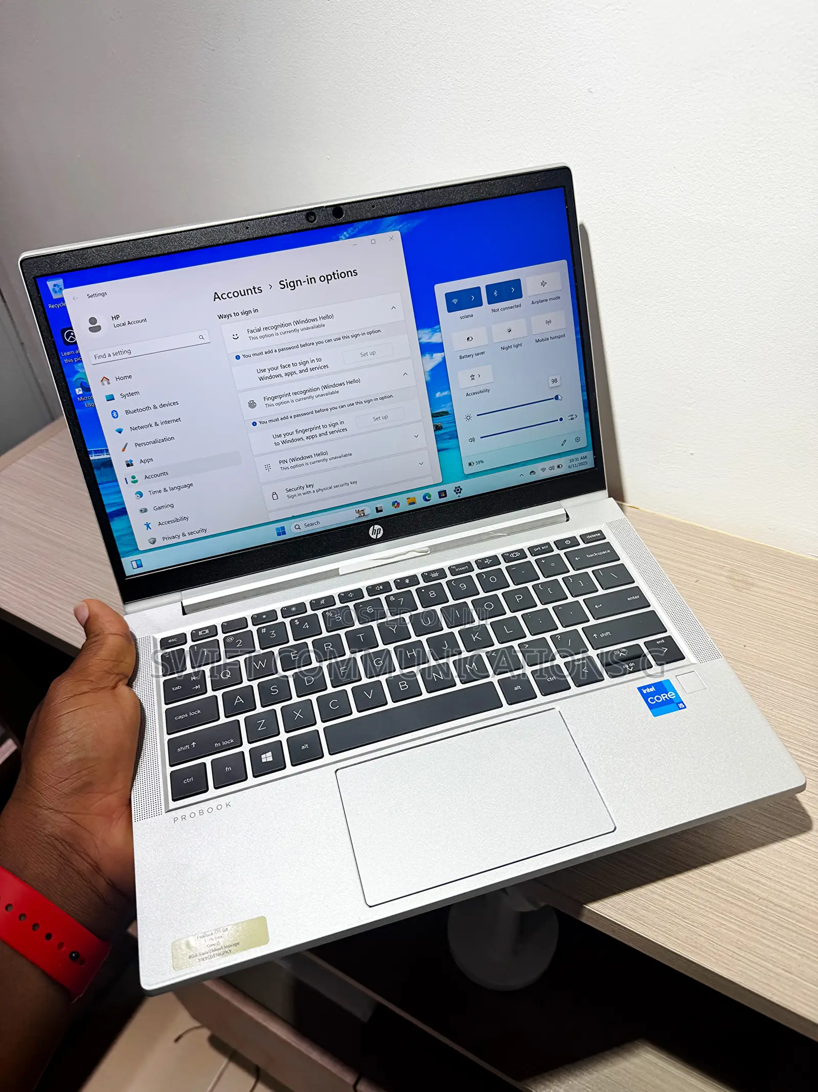 Laptop HP ProBook 430 G8 8GB Intel Core I5 SSD 256GB