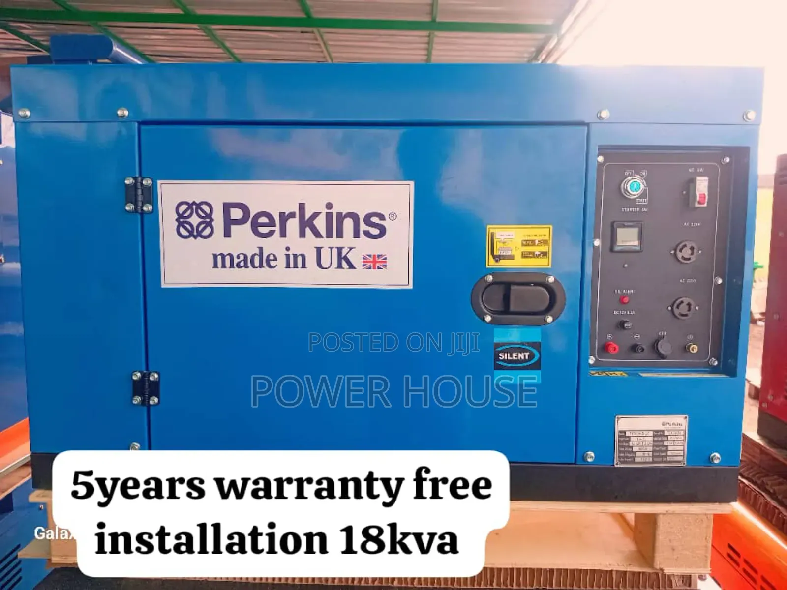 Beacon Trinity 18kva Diesel Perkins Generator 18kva