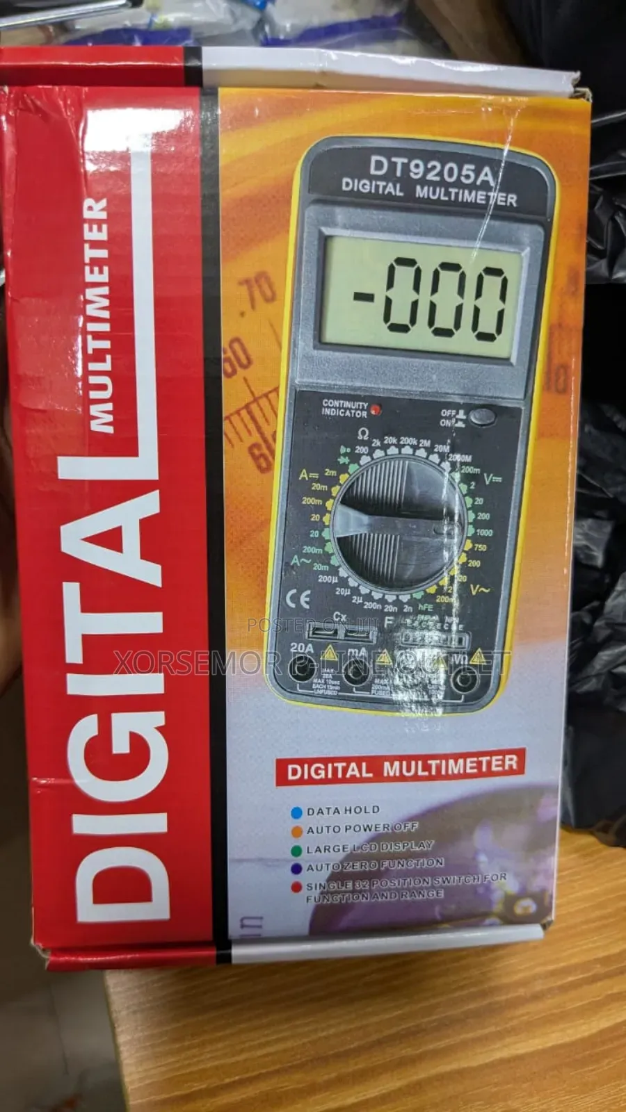 Digital Multimeter Dt-9205a
