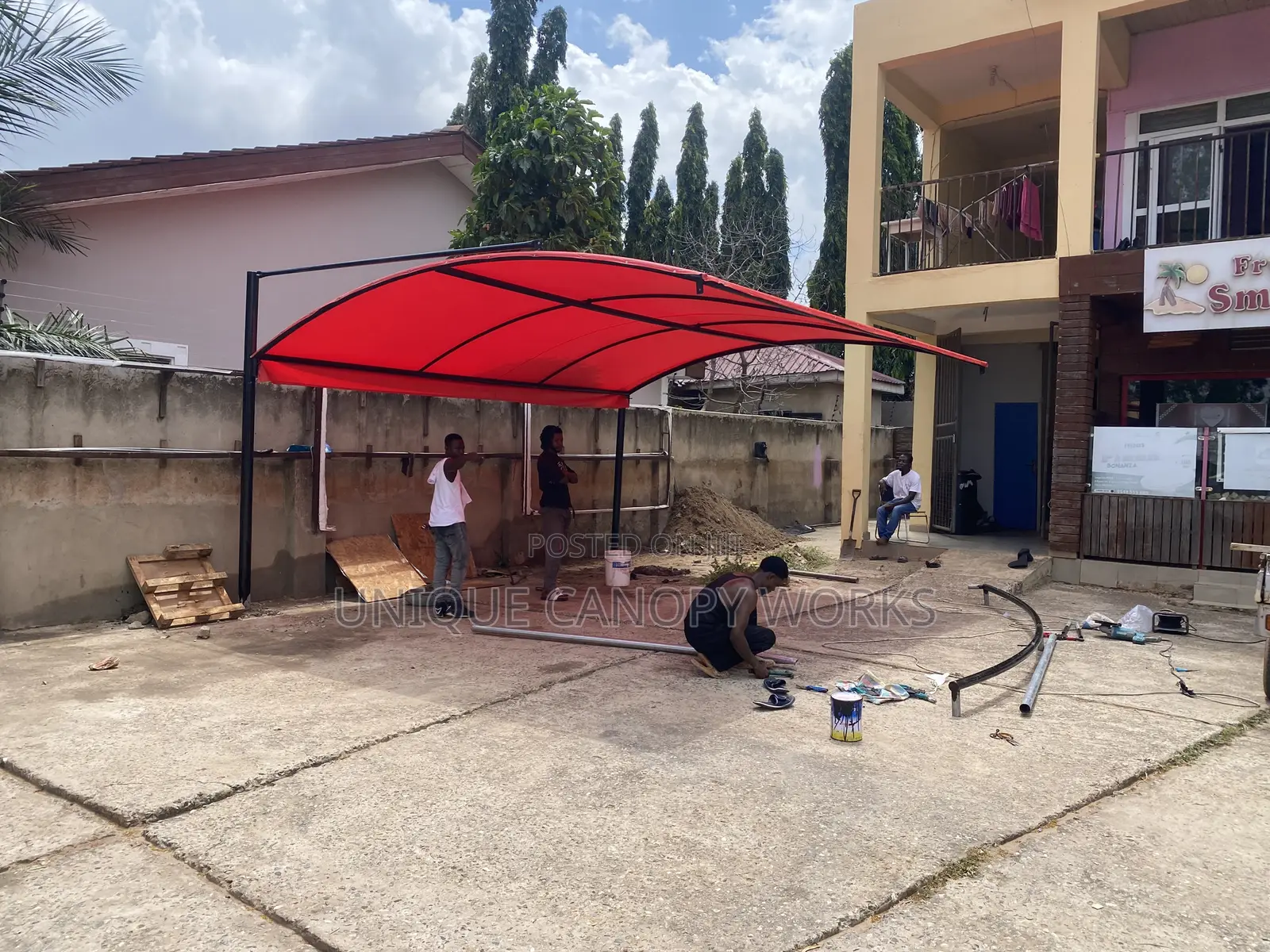 Top Holder Car Canopy