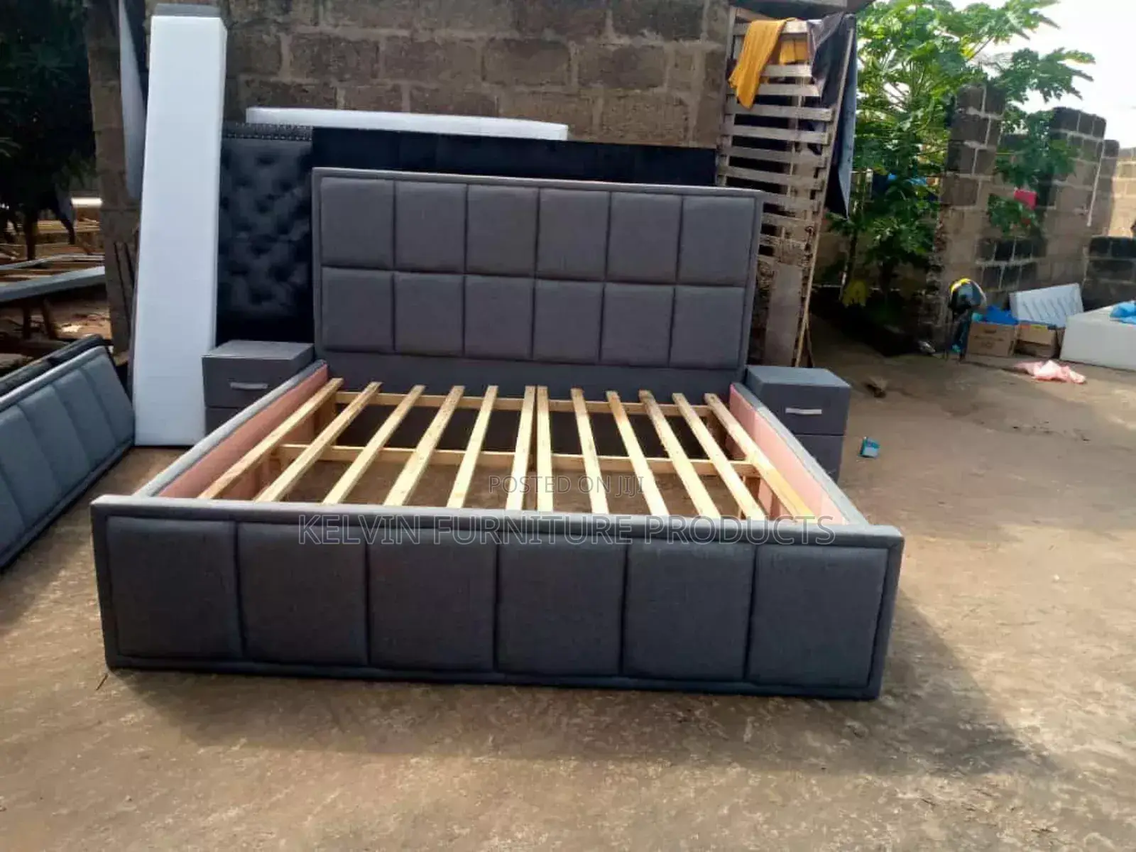 Queen Size Bed Frame With Side Drawers
