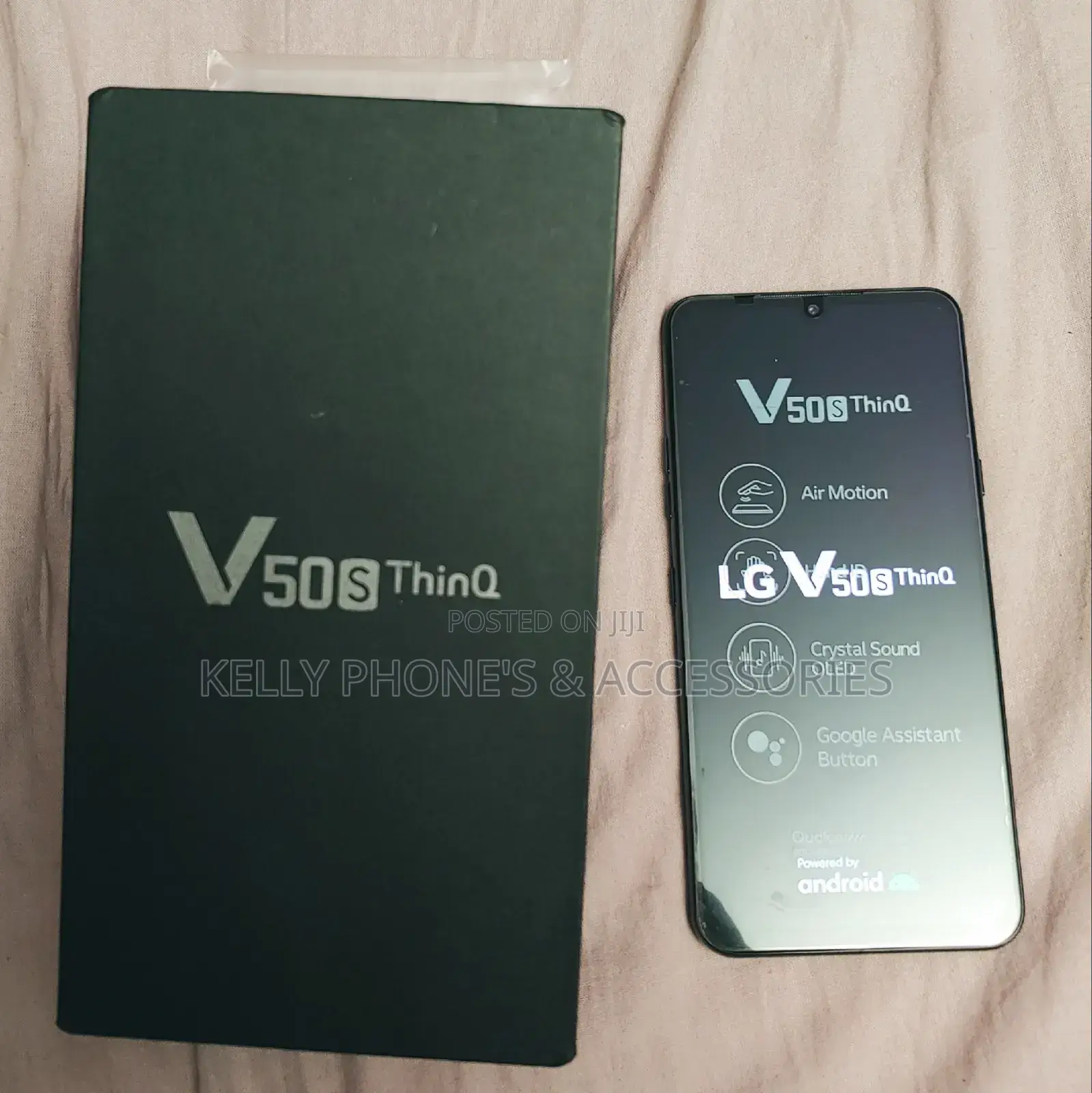 New LG V50S ThinQ 256 GB Black