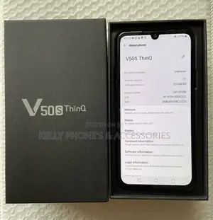 New LG V50S ThinQ 256 GB Black