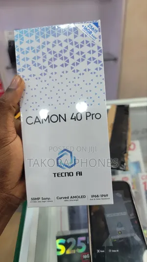 New Tecno Camon 40 Pro 4G 256 GB Black