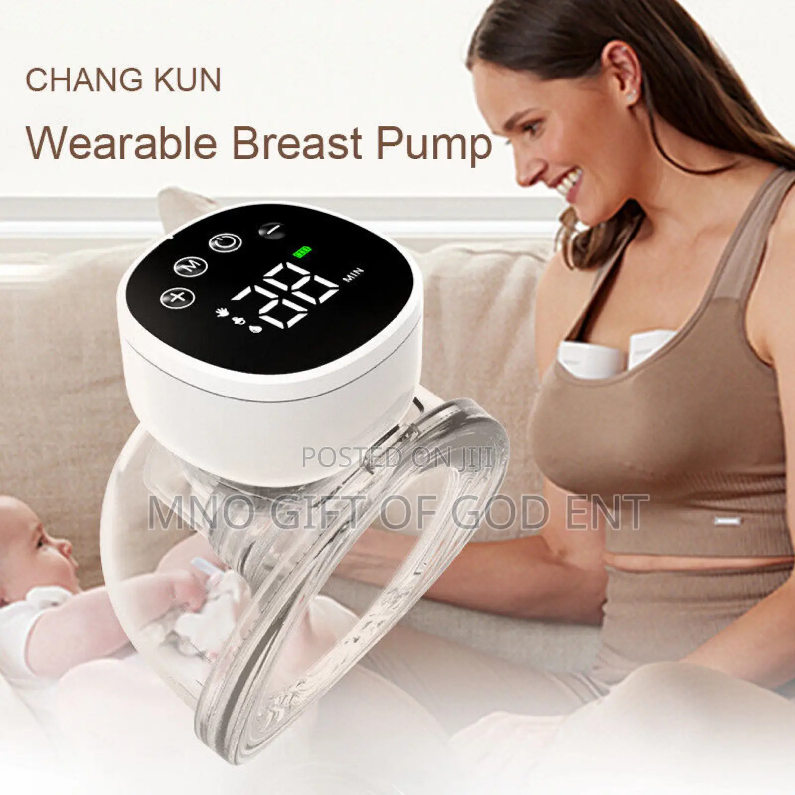 Wearable Electric Suction Hands Free Breast Pump From U.S.
