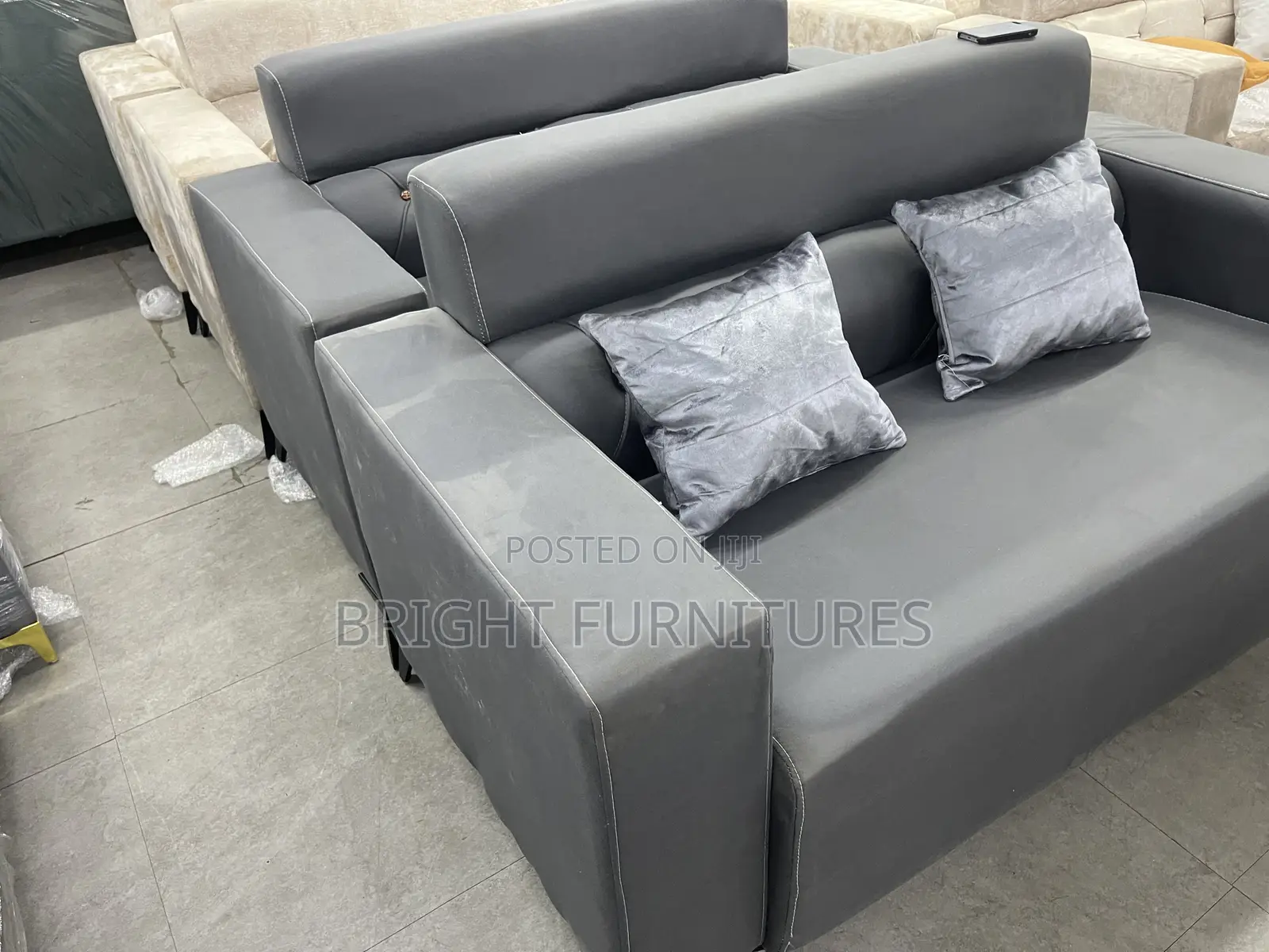 2 In1 Sofa With Pillows Going for a Cool Rate