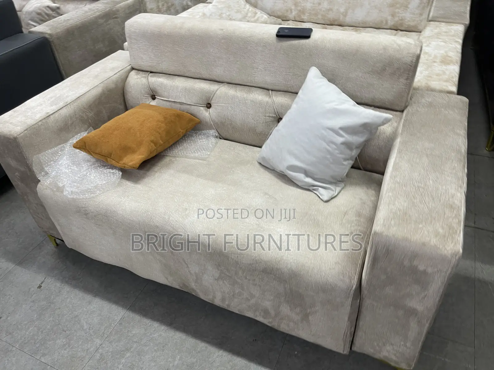 2 In1 Sofa With Pillows Going for a Cool Rate