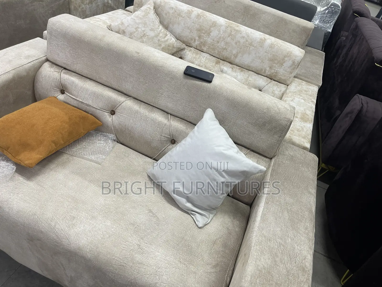 2 In1 Sofa With Pillows Going for a Cool Rate