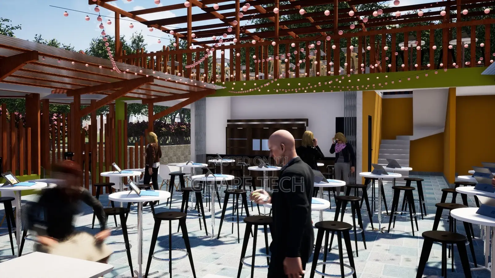 Modern Recreational Center and Pub Architectural Designs