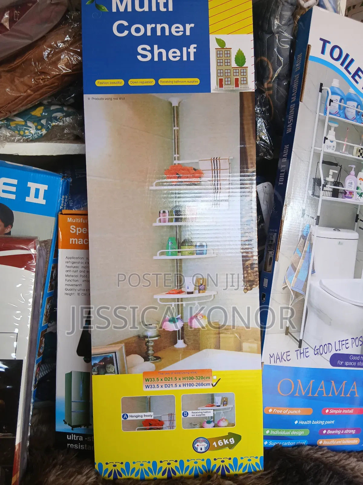 Bathroom Corner Rack
