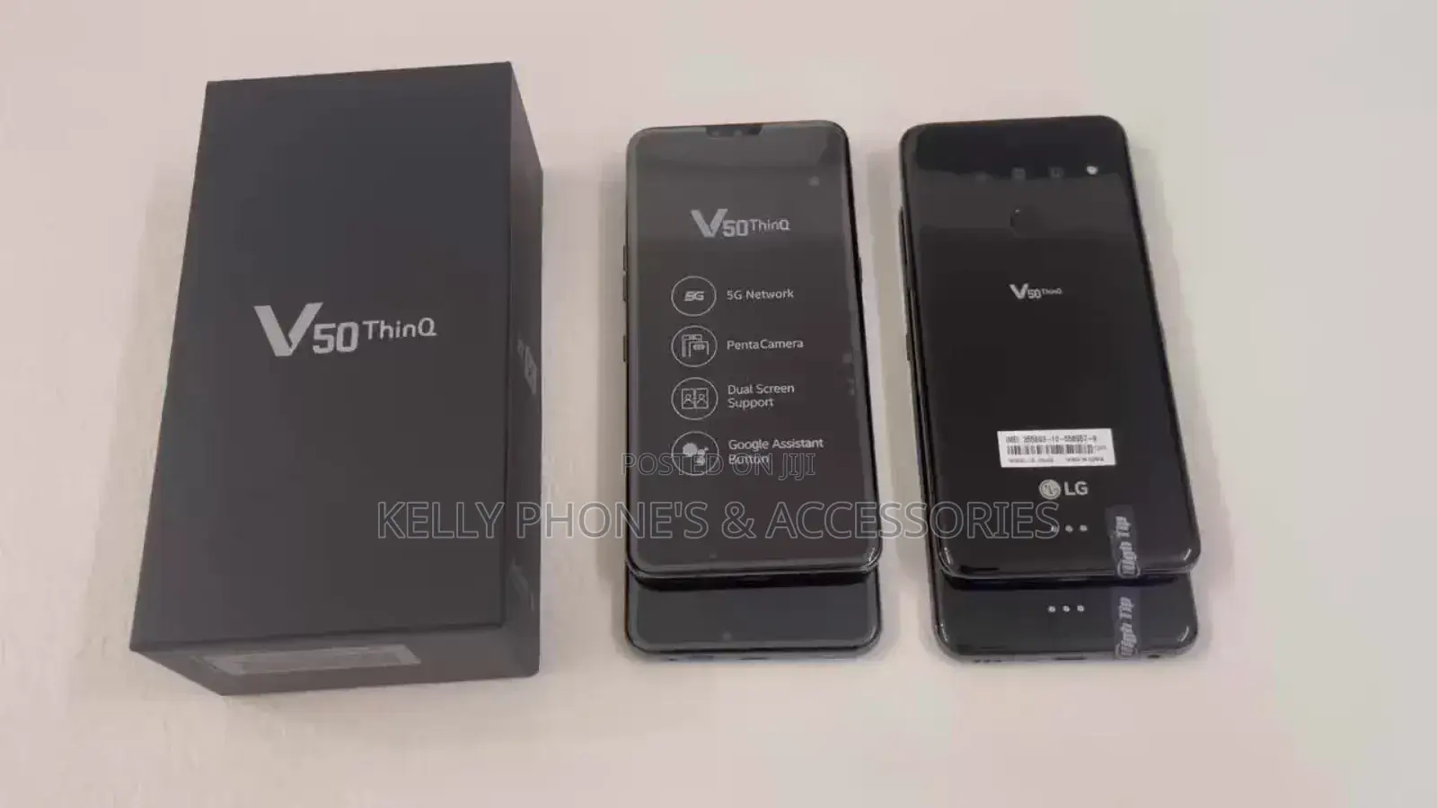 New LG V50S ThinQ 256 GB Black
