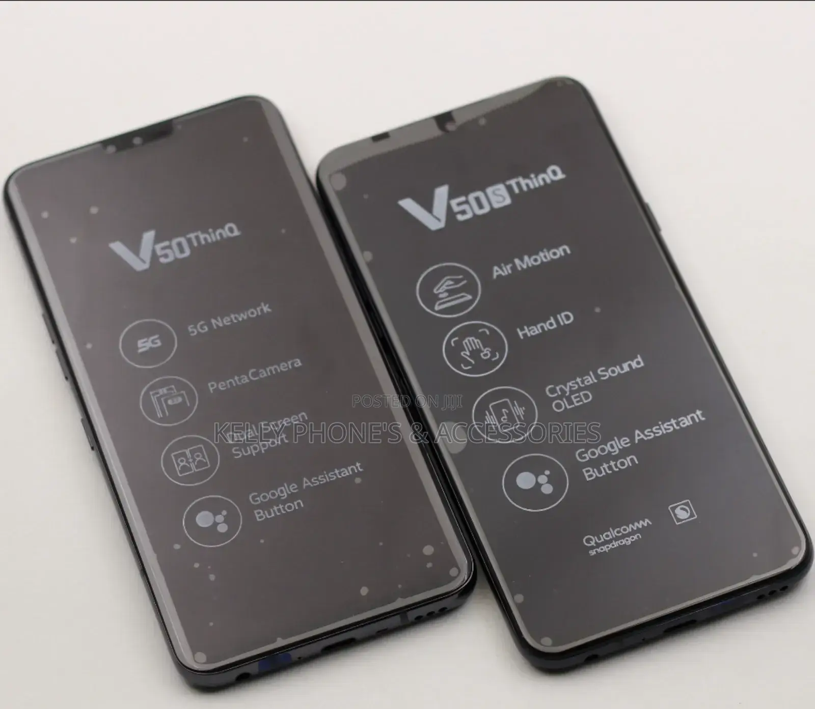 New LG V50S ThinQ 256 GB Black