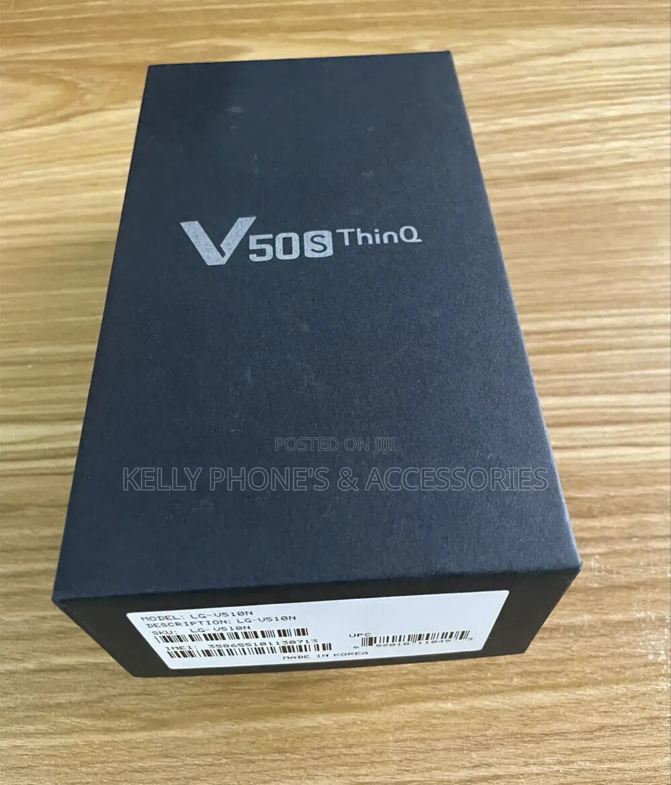 New LG V50S ThinQ 5G 128 GB Black