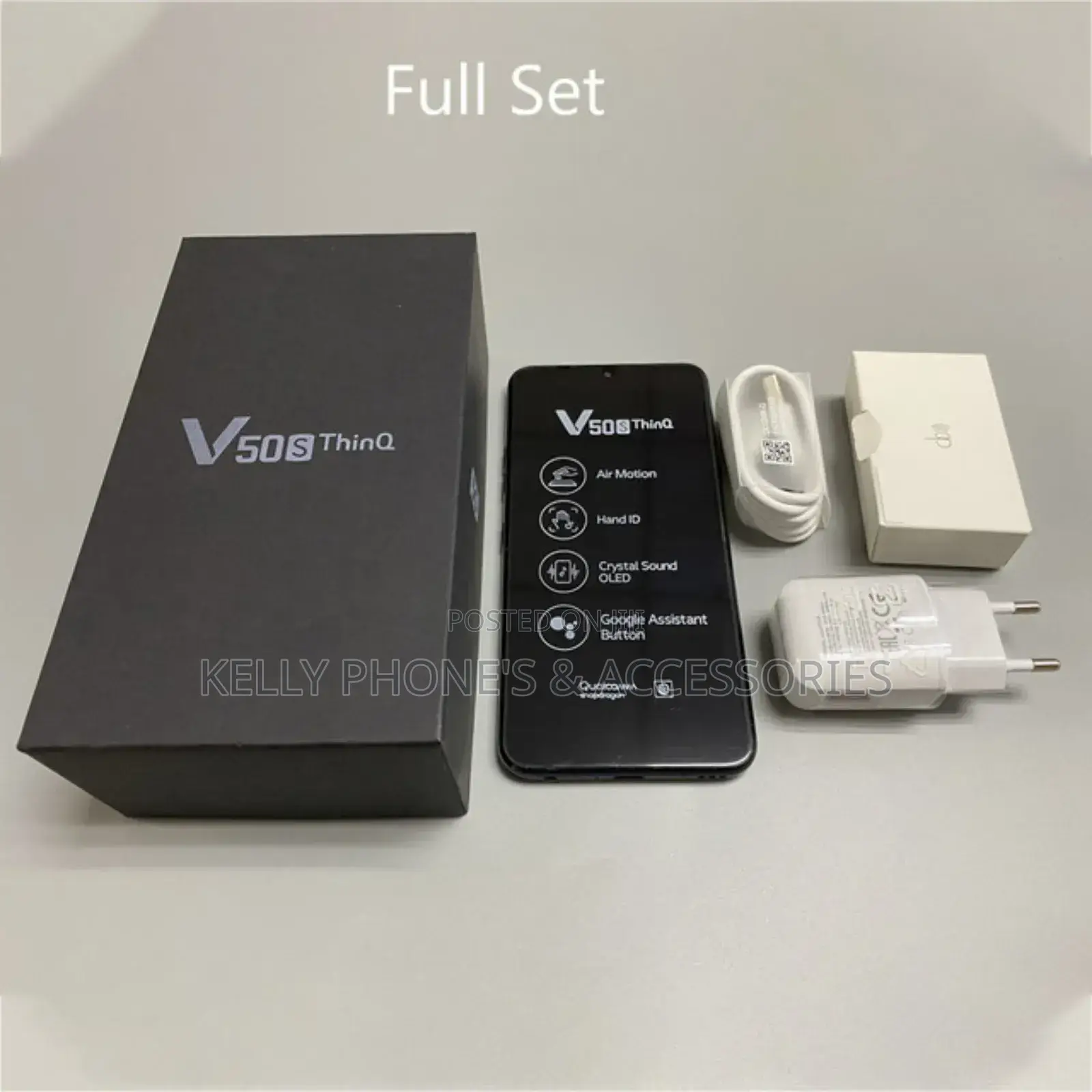 New LG V50S ThinQ 5G 128 GB Black