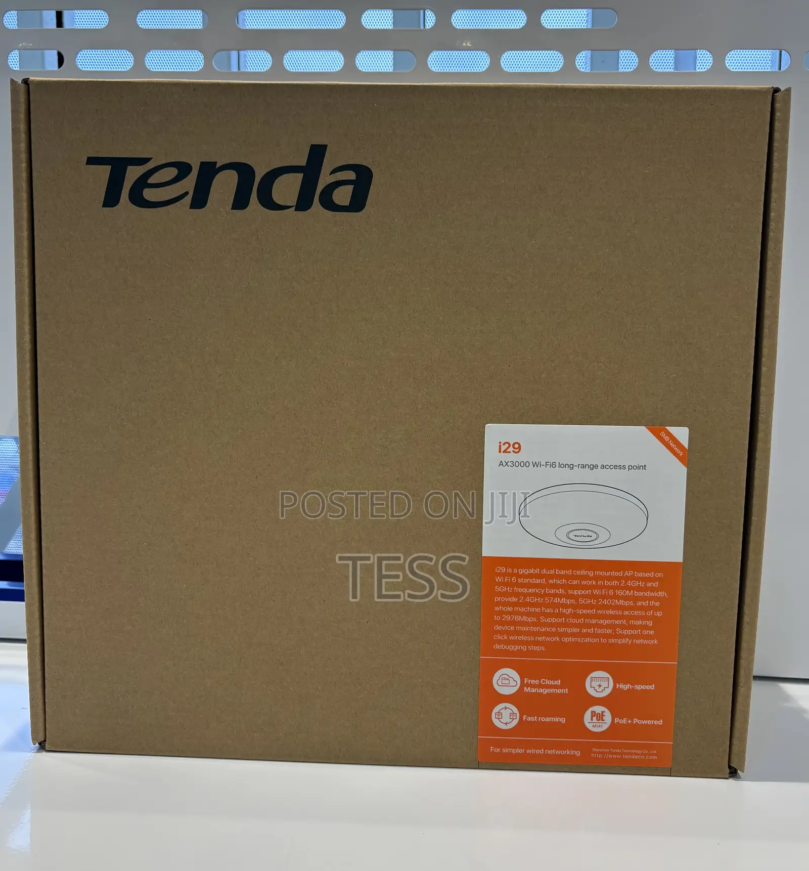 Tenda I29 Wifi 6 Ax3000 Dual Band Gigabit Lr Ceiling Mount