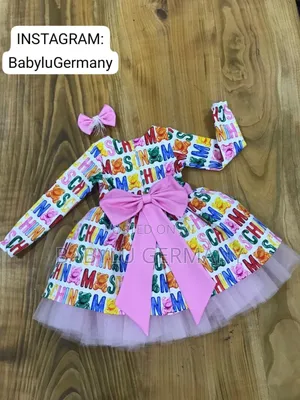 Turkey Luxury Pink Moschino Girl Princess Dress / Ball Gown