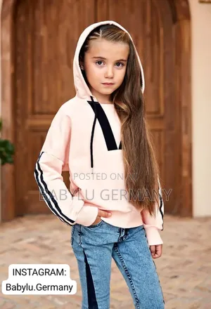 Pink Girl Sweater and Blue Jeans Set : Turkey Imported