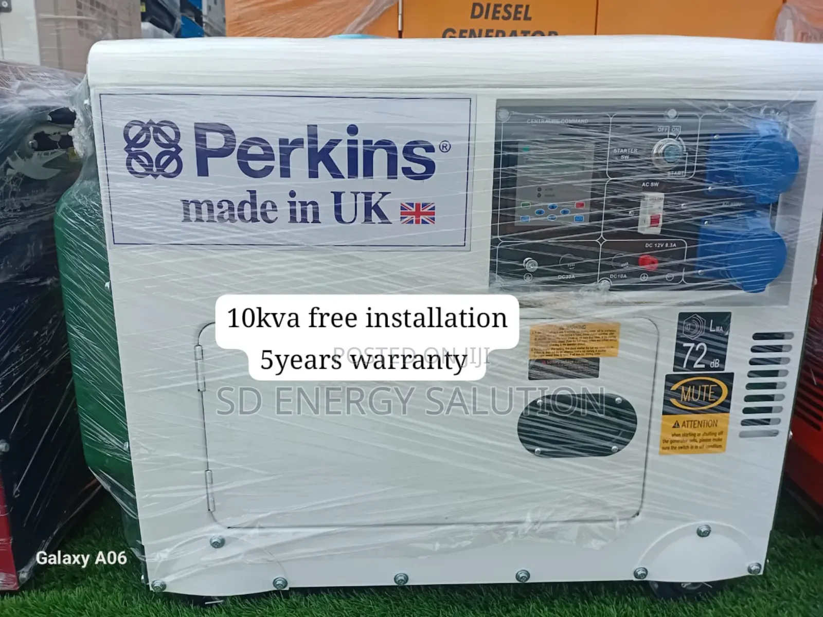 Power That Never Quit Perkins 10kva Diesel 13000watts Diesel