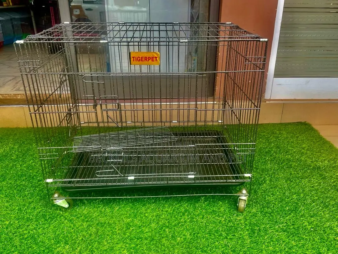 Quality Dog Metal Dog Cage With Tie