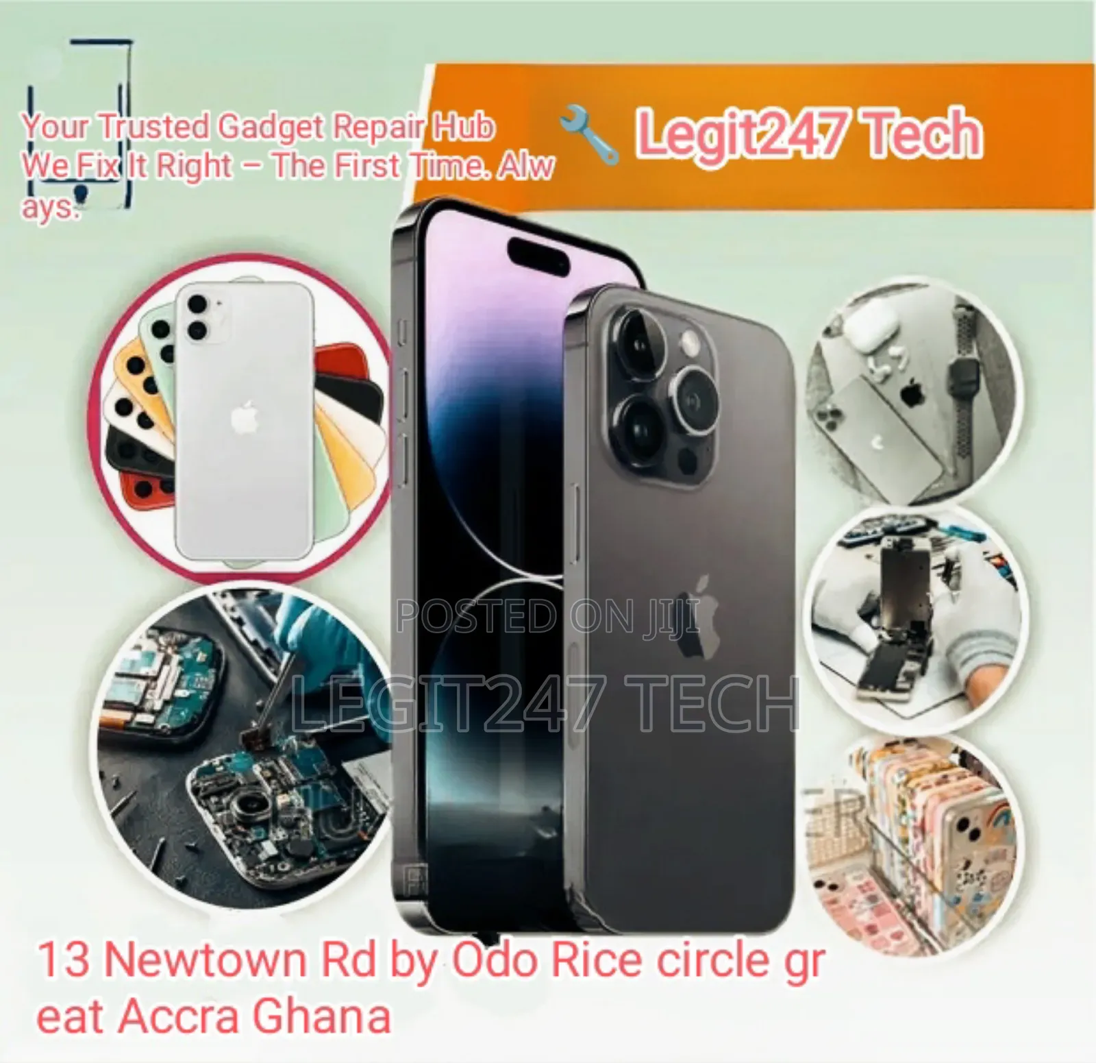 Repairs of All Kinds of Phones and Laptops