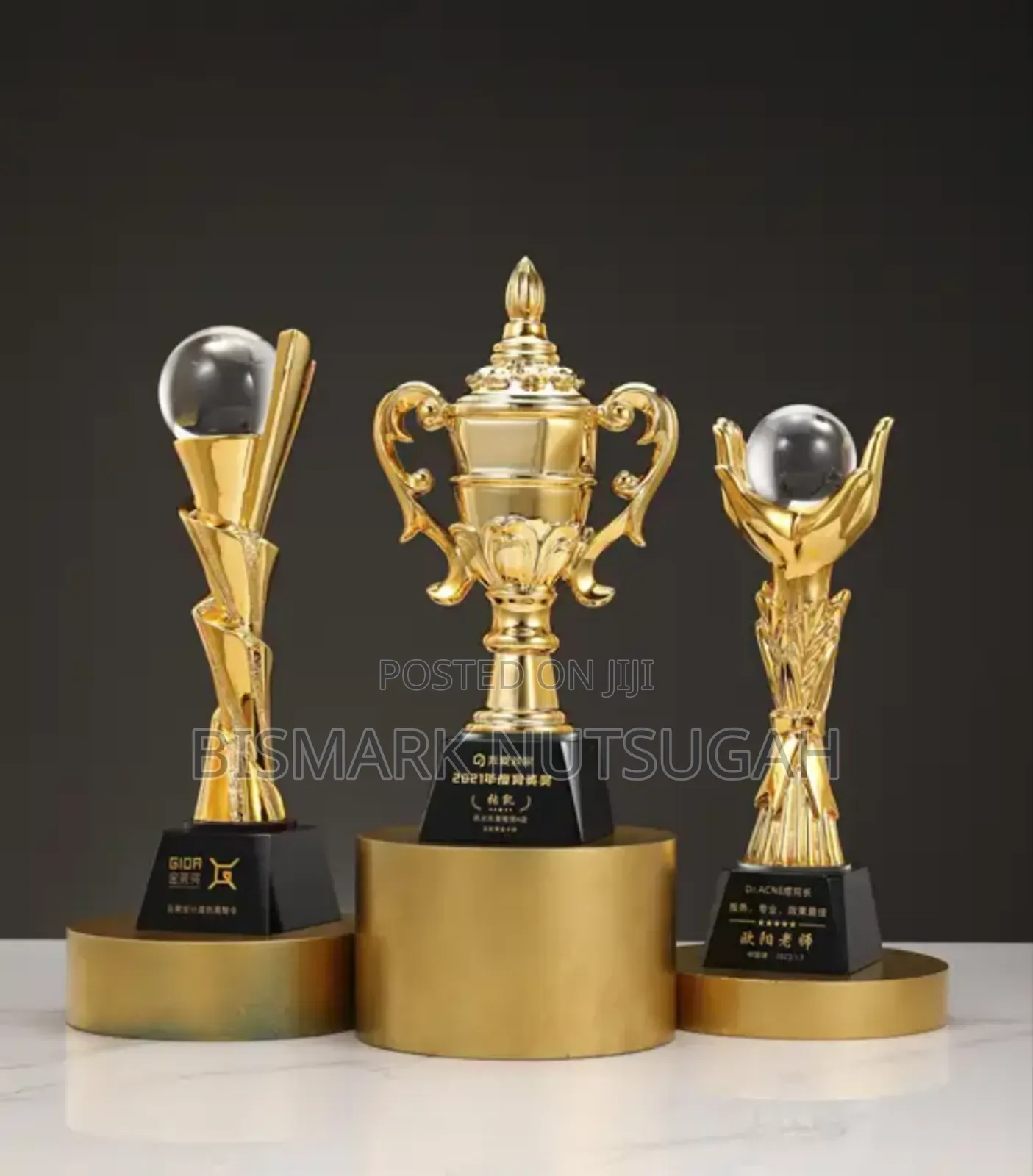 Award Crystal Glass Plaque Trophy