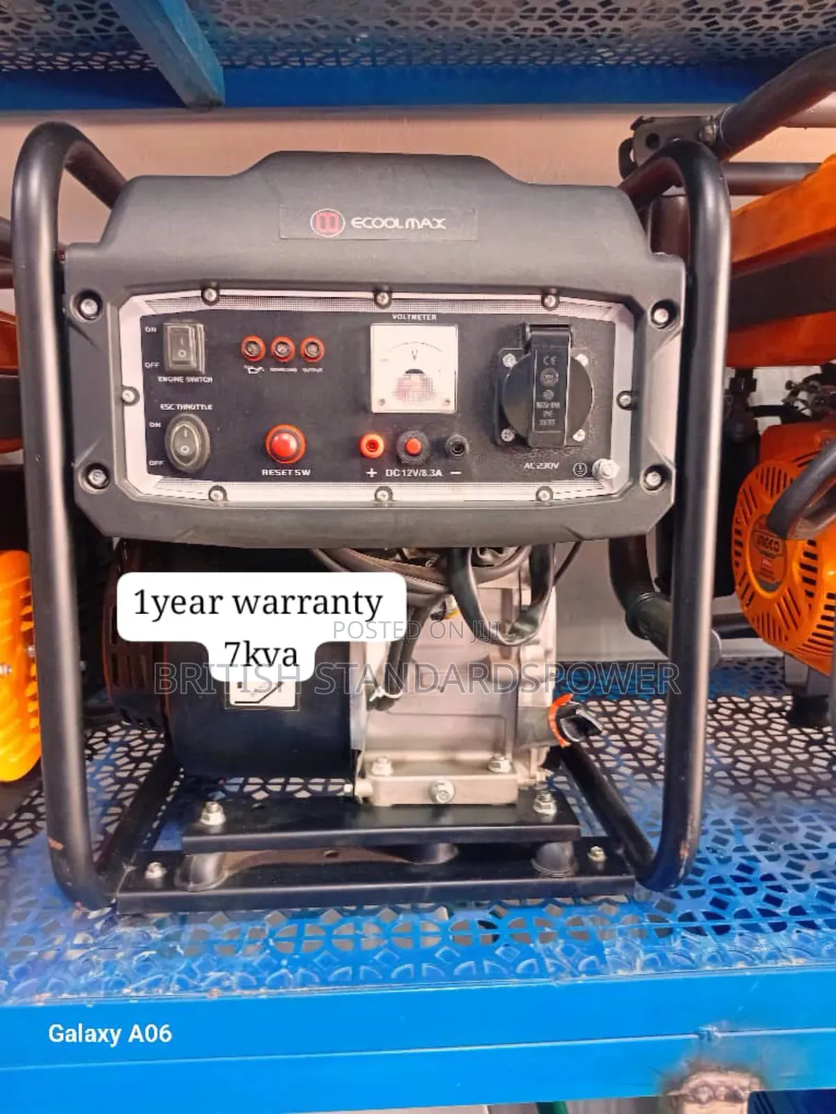 Frugal Fuel Use 7.0kva Petrol Generator