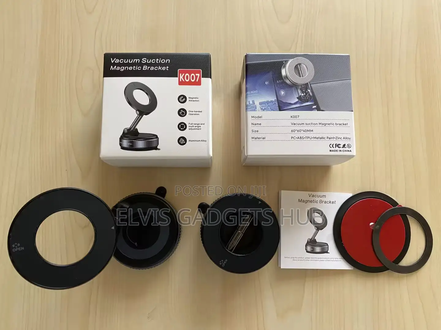 Vacuum Suction Magnetic Phone Holder