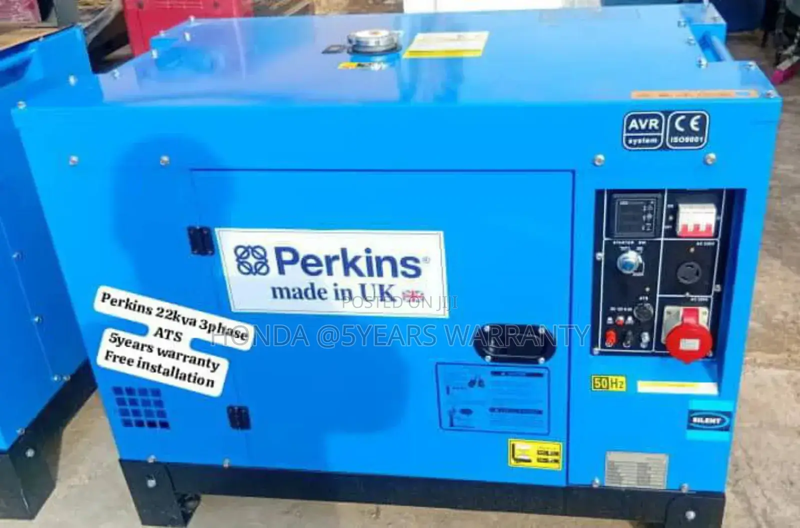 100% Original 22kva Perkins Generator 3phase Diesel 22kva