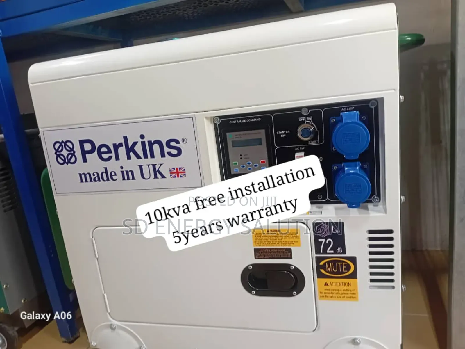Instant Power Zero Delay Perkins 10kva Diesel 13000watts