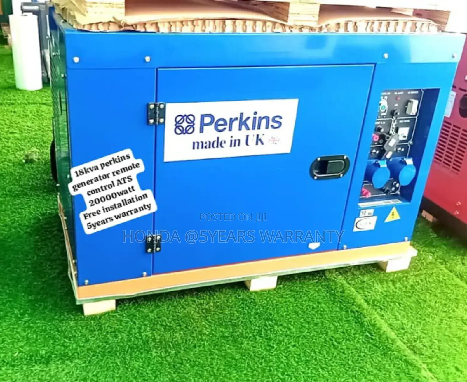 Remote Control and Fully Automatic Switch Over Perkins 18kva