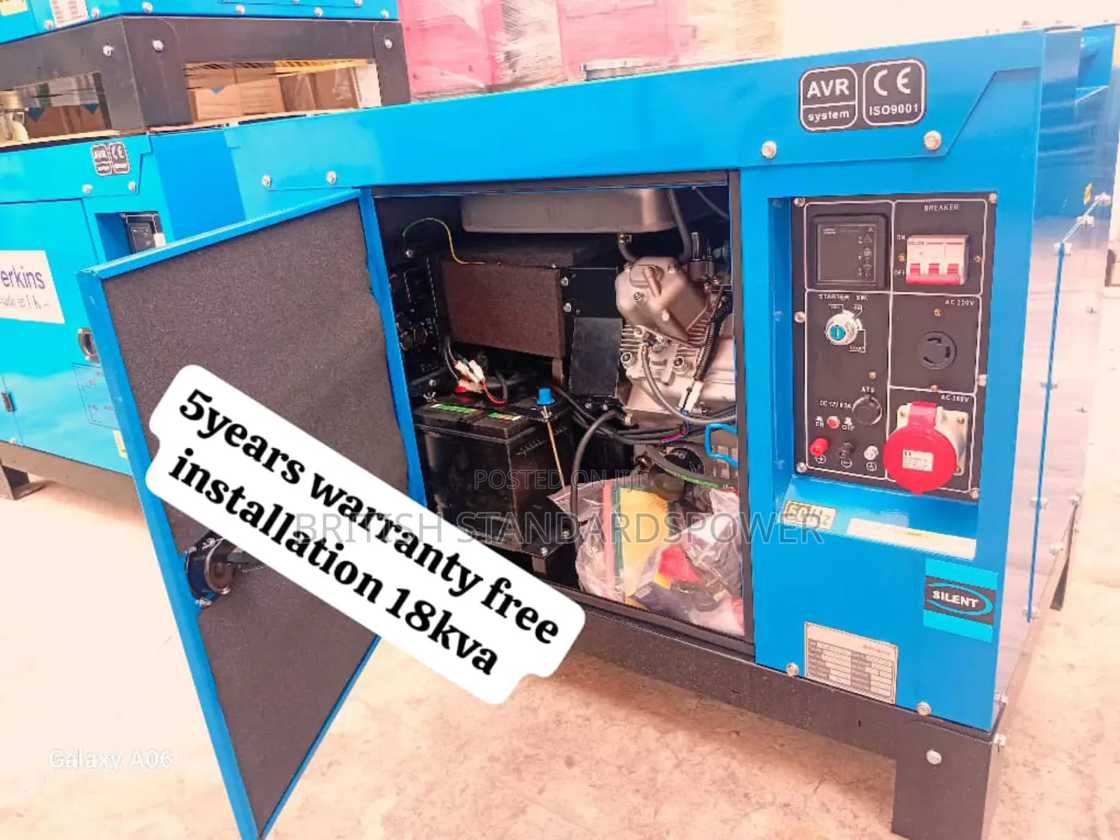Standby 18kva Silent Diesel Generator