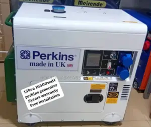 Noise Free Diesel 15kva Perkins Generator 16500watt 15kva