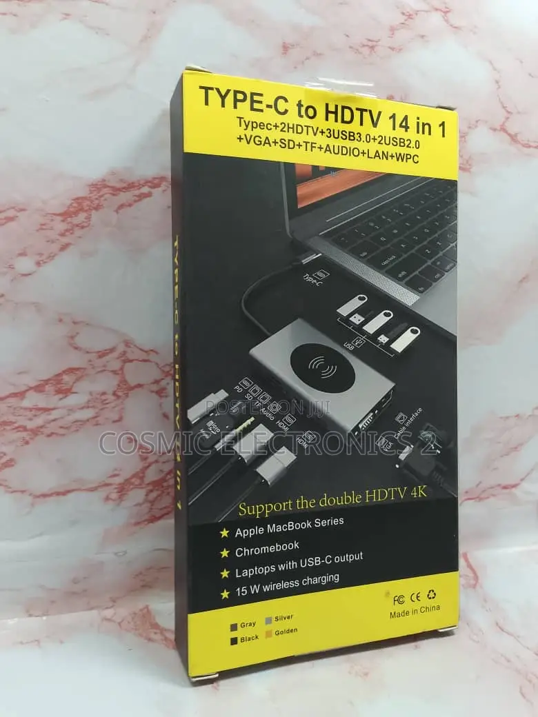 14-in-1 Usb-C Type C to HDTV Docking Station