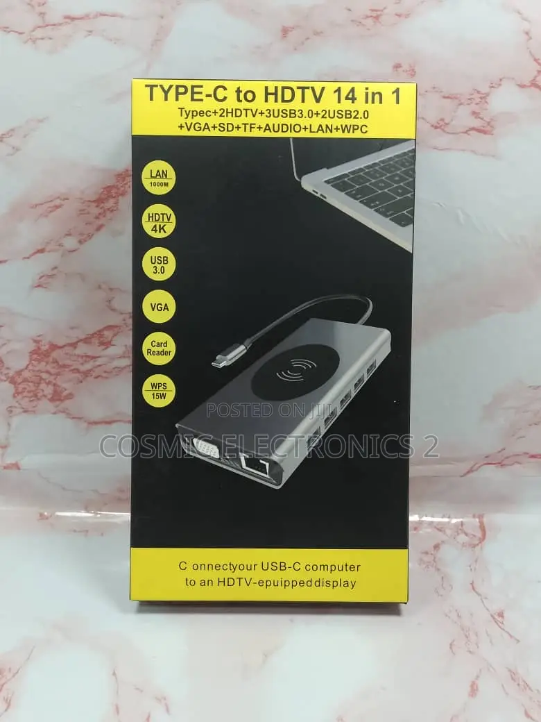 14-in-1 Usb-C Type C to HDTV Docking Station