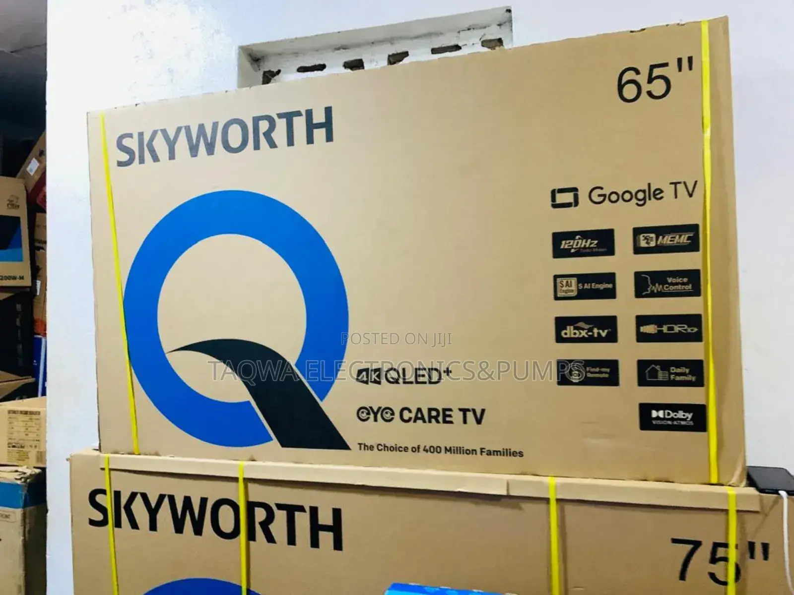 Skyworth 65 - Inch Uhd Smart Tv, Qled Series
