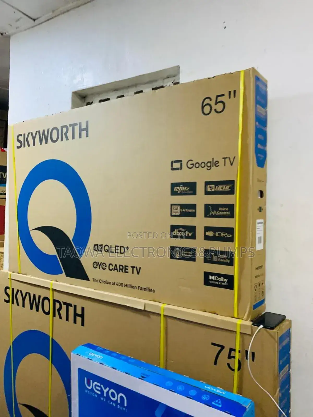 Skyworth 65 - Inch Uhd Smart Tv, Qled Series