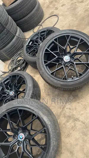 BMW Rims Matt Black Set