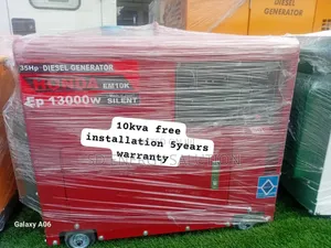 Un Plugged Yet Powered Honda 10kva Diesel Generator