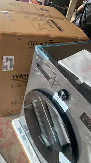 9kg Front Load Washing Machine in Middle Black Finish