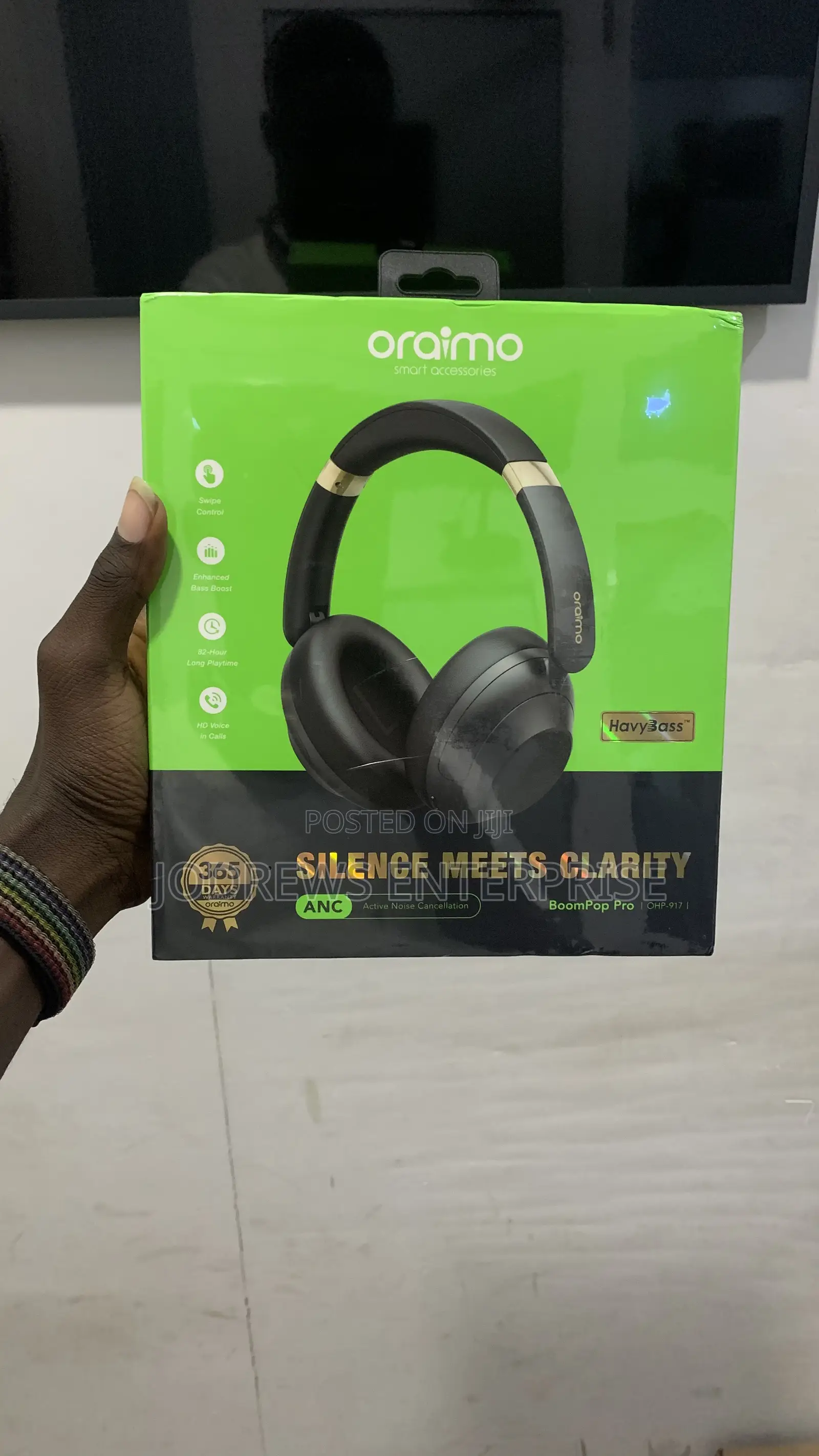 Oraimo Boompop Pro Anc Over-Ear Headphone
