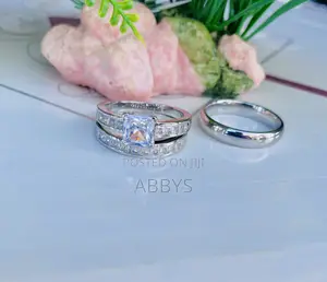 Photo - 3-piece Sterling 925 Silver Wedding Set