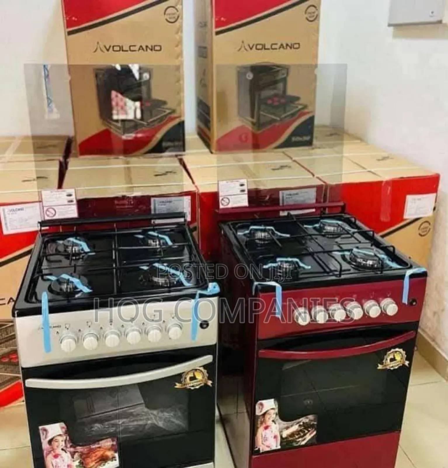 Volcano 5c.Gl Gas Oven 4 Burner Manual Ignition